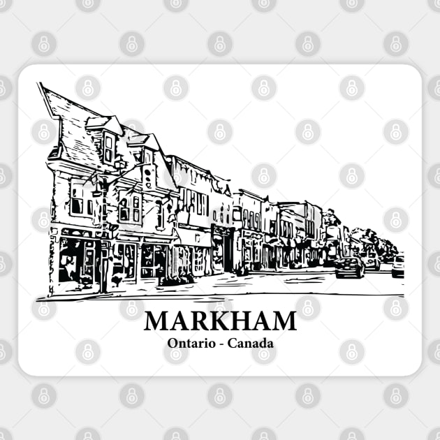 Markham - Ontario Magnet by Lakeric